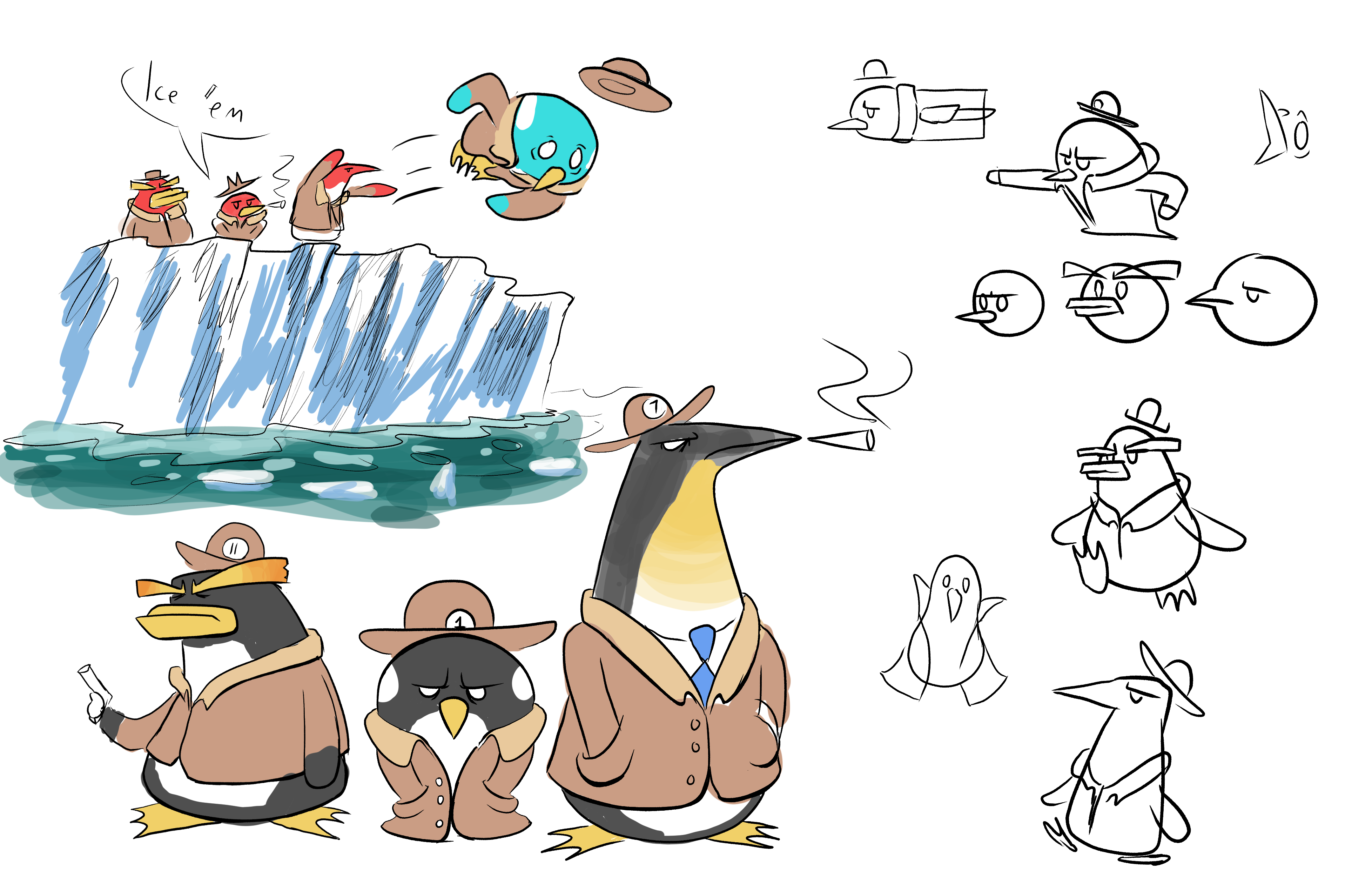 Ice &lsquo;Em level and enemy screenshot